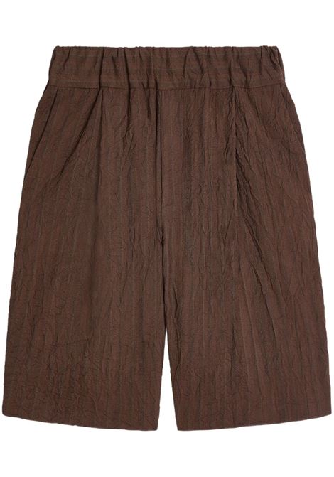 Chocolate brown Plato bermuda shorts dries van noten - men